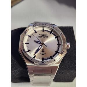 INVICTA Men 44mm Stainless Steel Steel Silver dial PC21J Quartz (49970)